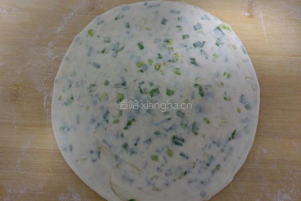 油酥香葱饼的做法图解3