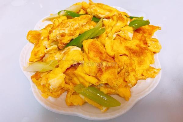 香葱炒鸡蛋的做法图解8