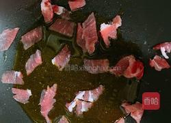 蒜苔炒肉的做法图解3