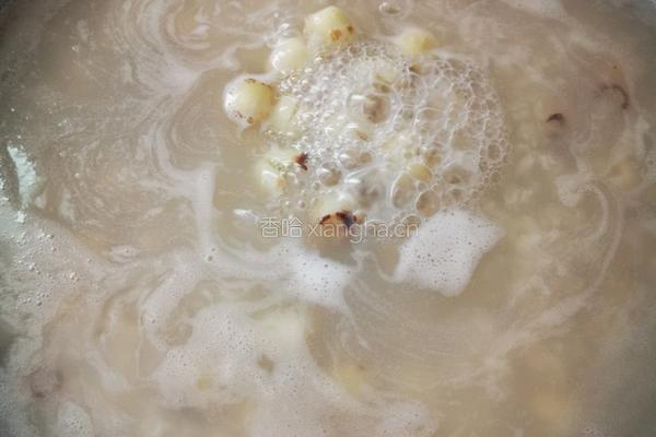 糯米莲子羹的做法图解4