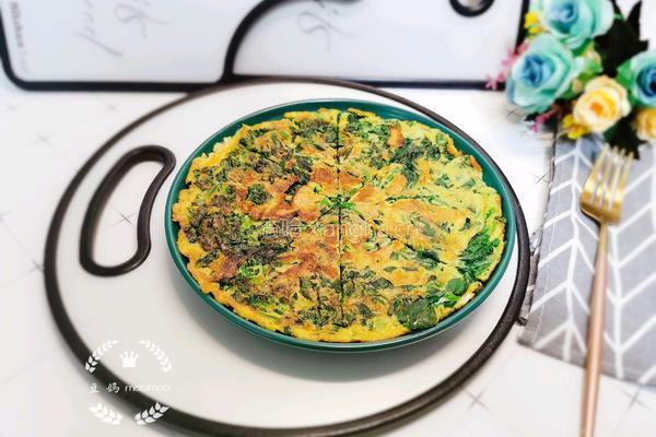 菠菜鸡蛋饼的做法图解12