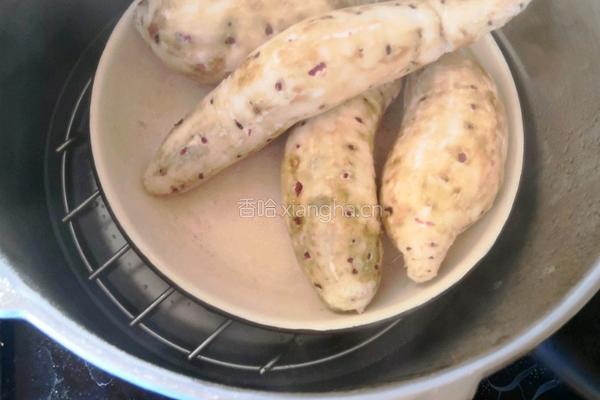 番薯芝麻团的做法图解1