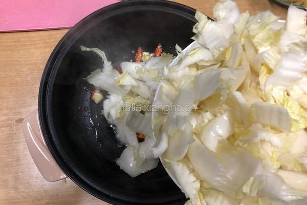 醋溜白菜的做法图解12