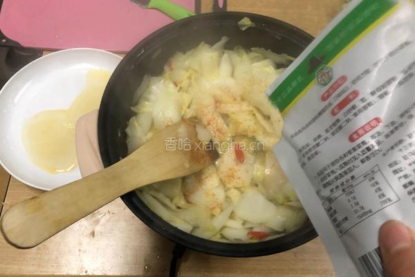 醋溜白菜的做法图解15