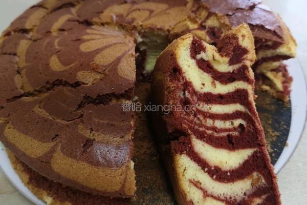 斑马蛋糕（八寸）的做法图解21