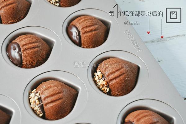 假装栗子的的巧克力玛德琳的做法图解14
