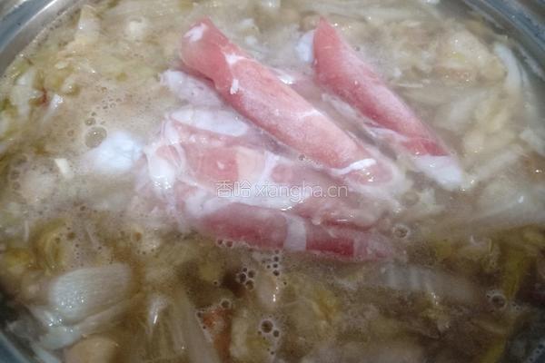 酸菜粉丝豆腐羊肉汤的做法图解11