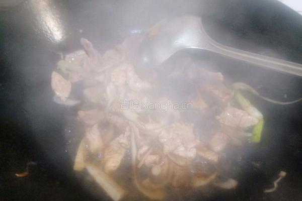 猪肉炒杂蔬的做法图解4