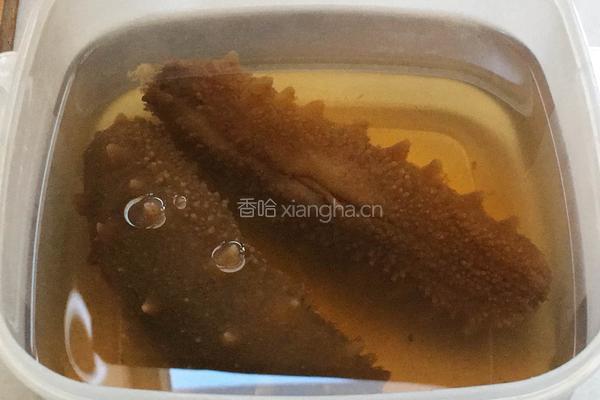 秋冬进补必备佳品#冰糖海参#的做法图解1