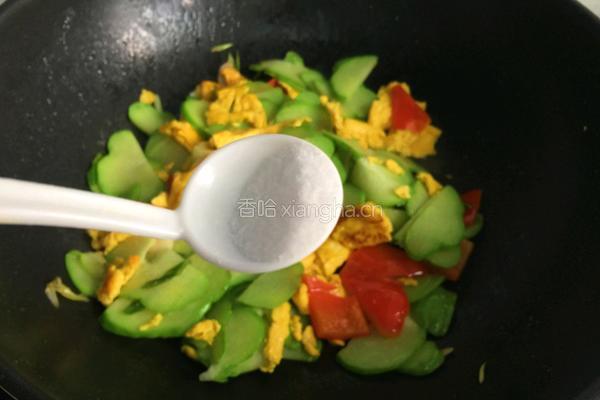 佛手瓜炒鸡蛋的做法图解9