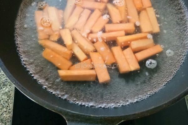 蛋黄焗地瓜的做法图解2