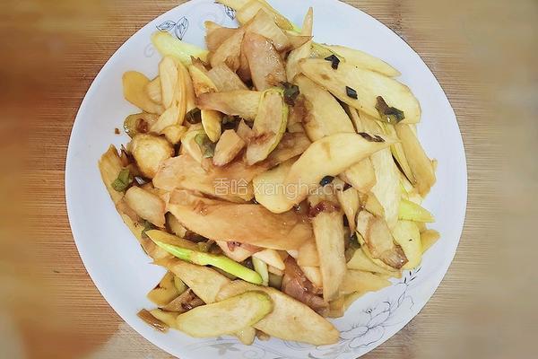 清炒茭白的做法图解4