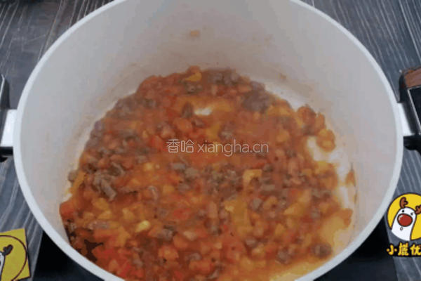 番茄牛肉烩饭的做法图解8