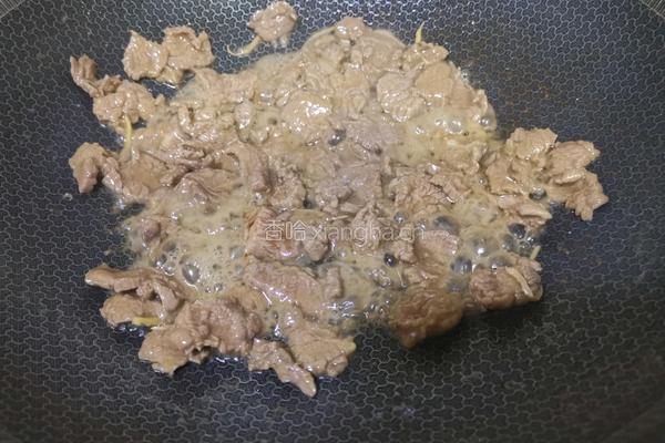 炒牛肉的做法图解3