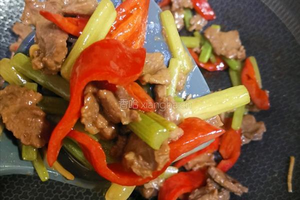 炒牛肉的做法图解5