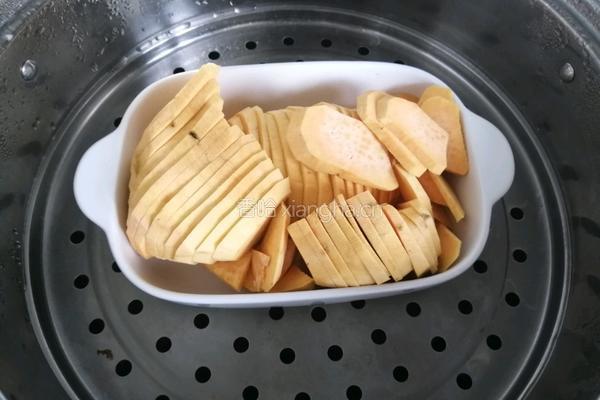 豆沙红薯球的做法图解5