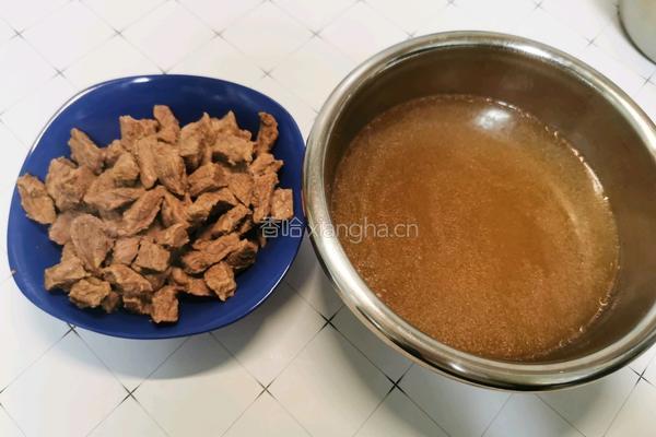 牛肉煨黄豆的做法图解4
