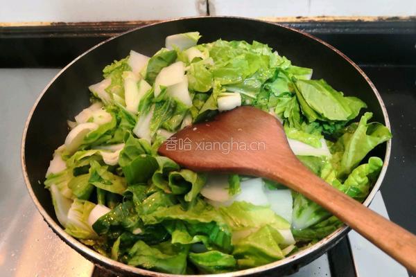 蒜香小白菜的做法图解9
