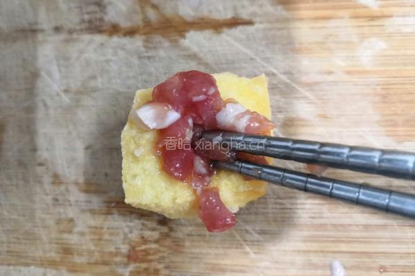 豆腐泡酿肉的做法图解9
