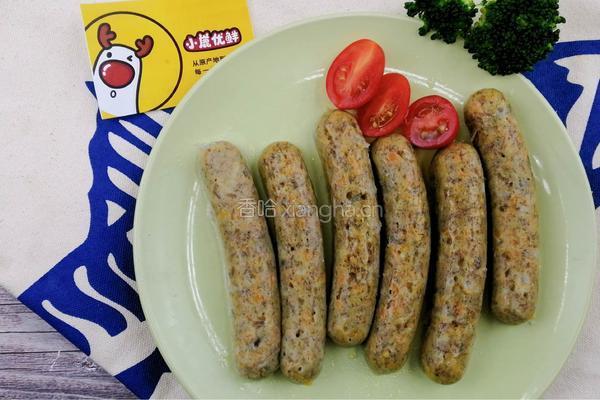 宝贝生鲜，补铁增强免疫力——胡萝卜牛肉肠【小鹿优鲜】的做法图解11