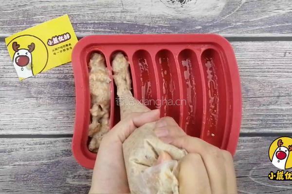 宝贝生鲜，补铁增强免疫力——胡萝卜牛肉肠【小鹿优鲜】的做法图解10