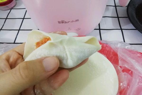 胡萝卜玉米猪肉饺的做法图解8