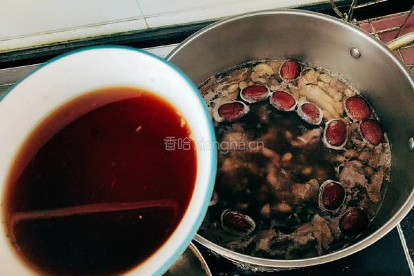 木瓜大脚菌椰汁鸭肉汤的做法图解10