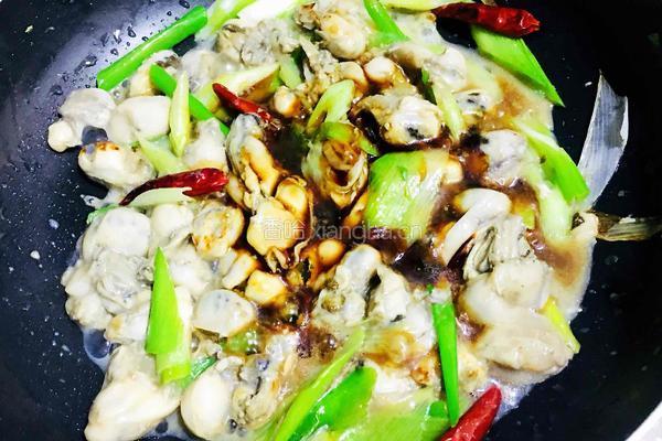 葱爆牡蛎的做法图解6