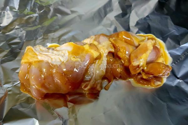蒸蚝油鸡腿肉的做法图解7