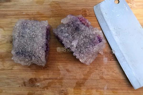 桂花西米紫薯糕的做法图解12
