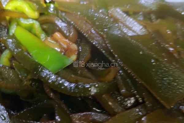 炒海带的做法图解2