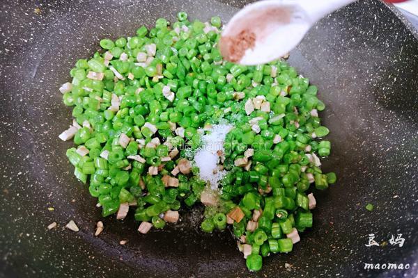 肉丁炒豇豆的做法图解10