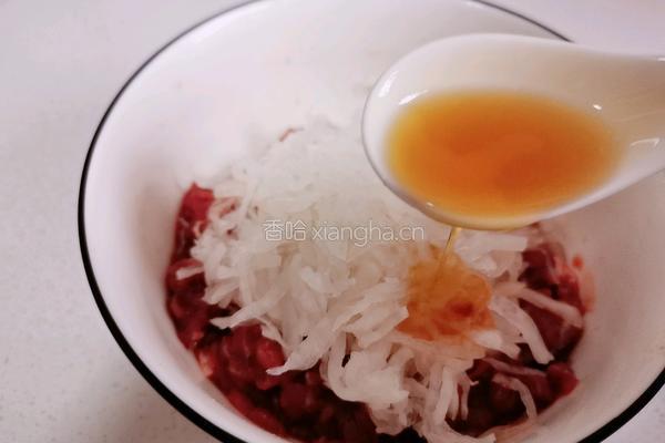 萝卜丝牛肉馅饼的做法图解7
