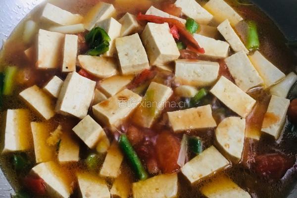 番茄豆腐的做法图解6