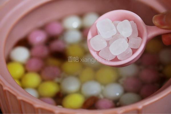 蛋花酒酿汤圆的做法图解8