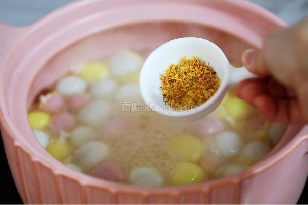 蛋花酒酿汤圆的做法图解11