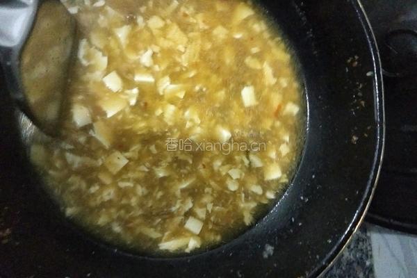 牛肉豆腐羹的做法图解6