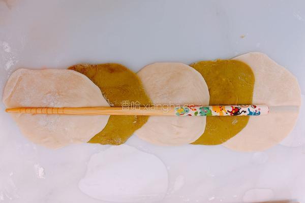抹茶玫瑰花包的做法图解8