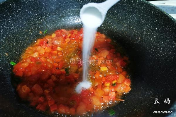 菠菜汁疙瘩汤的做法图解6