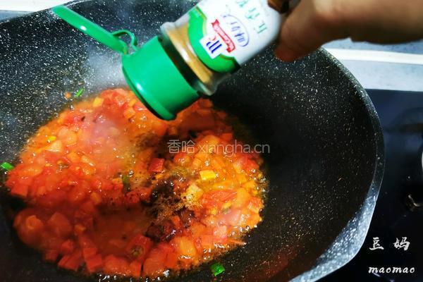 菠菜汁疙瘩汤的做法图解7