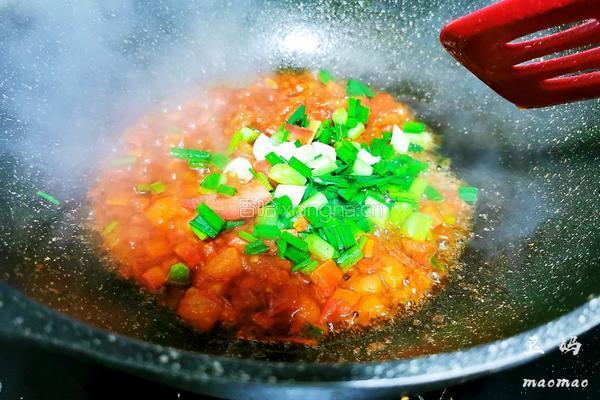 菠菜汁疙瘩汤的做法图解8