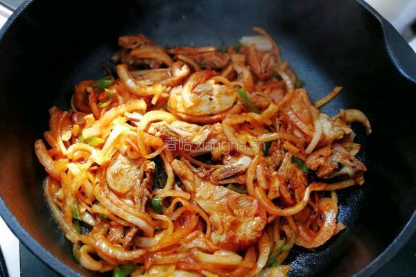 韩式炒鸭肉的做法图解7