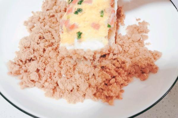 肉松土司卷的做法图解11