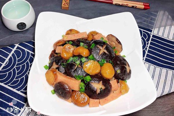 香菇板栗火腿肉的做法图解13