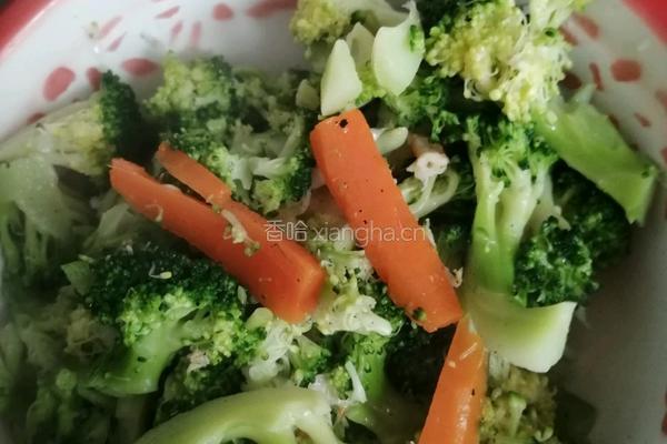 海米拌西兰花的做法图解6
