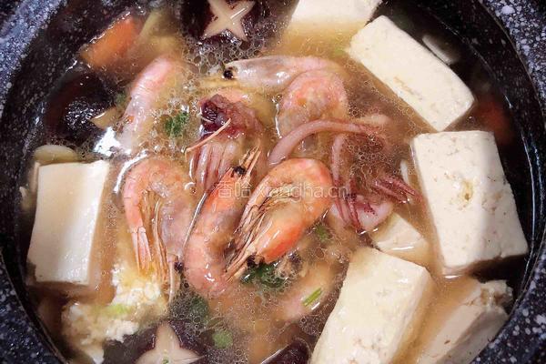 海鲜豆腐蔬菜煲的做法图解12