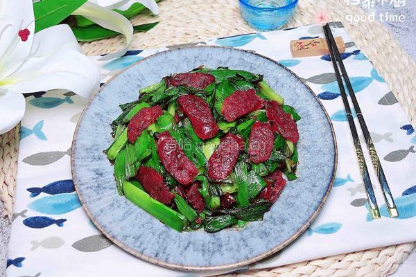 豆豉蒜苗炒腊肠的做法图解13