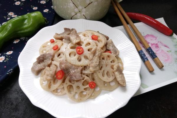 莲藕炒肉片的做法图解8