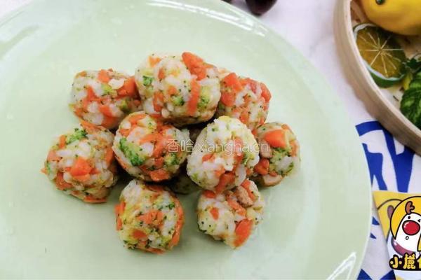12个月宝贝生鲜，杂蔬鹅肝小饭团【小鹿优鲜】的做法图解10