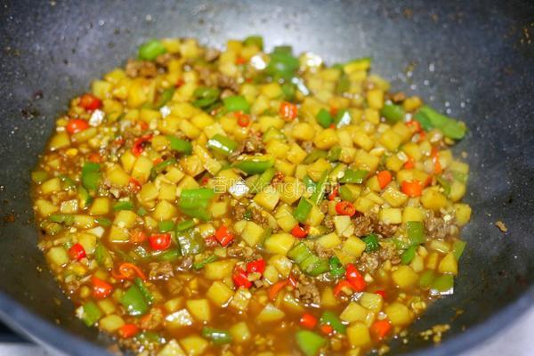 土豆肉末盖饭的做法图解11